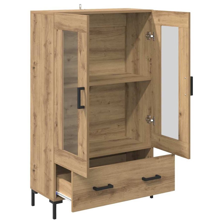 Highboard Artisan Eiken 69,5 x 31 x 115 cm Bewerkt hout