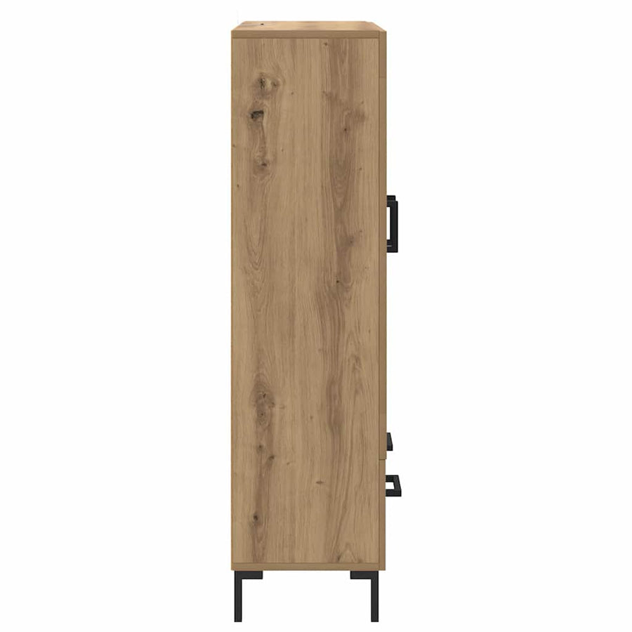 Highboard Artisan Eiken 69,5 x 31 x 115 cm Bewerkt hout