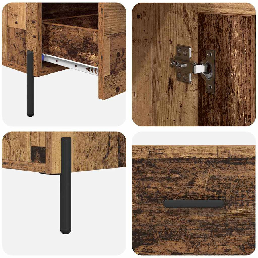 Highboard Corona Oud Hout 69,5 x 31 x 115 cm Bewerkt hout