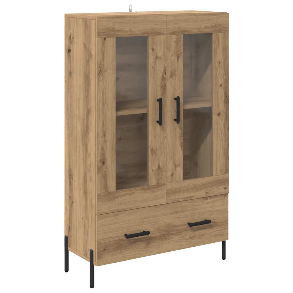 Highboard Corona Artisan Eiken 69,5 x 31 x 115 cm Bewerkt hout