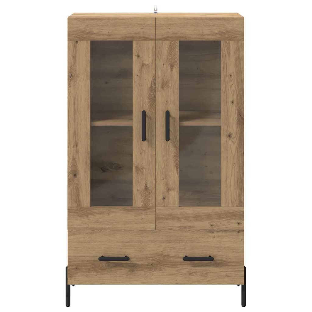 Highboard Corona Artisan Eiken 69,5 x 31 x 115 cm Bewerkt hout