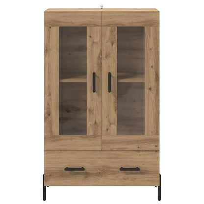 Highboard Corona Artisan Eiken 69,5 x 31 x 115 cm Bewerkt hout