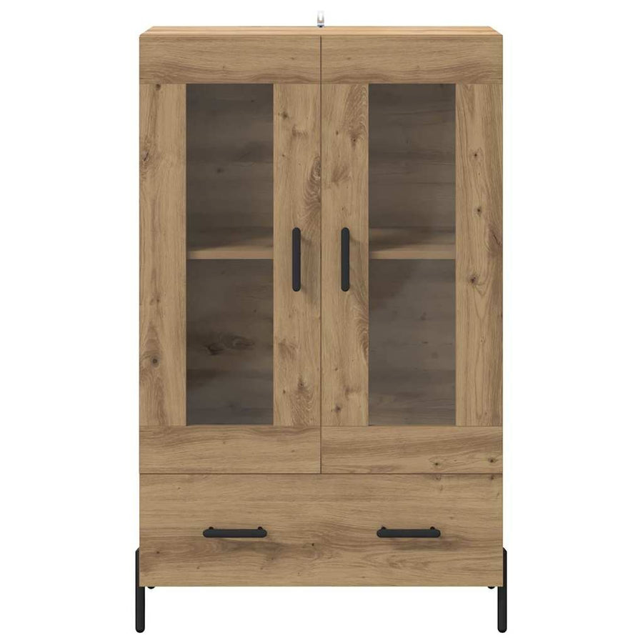 Highboard Corona Artisan Eiken 69,5 x 31 x 115 cm Bewerkt hout