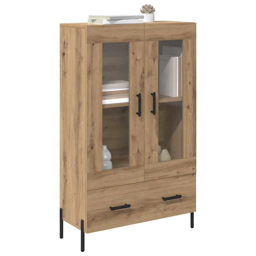 Highboard Corona Artisan Eiken 69,5 x 31 x 115 cm Bewerkt hout