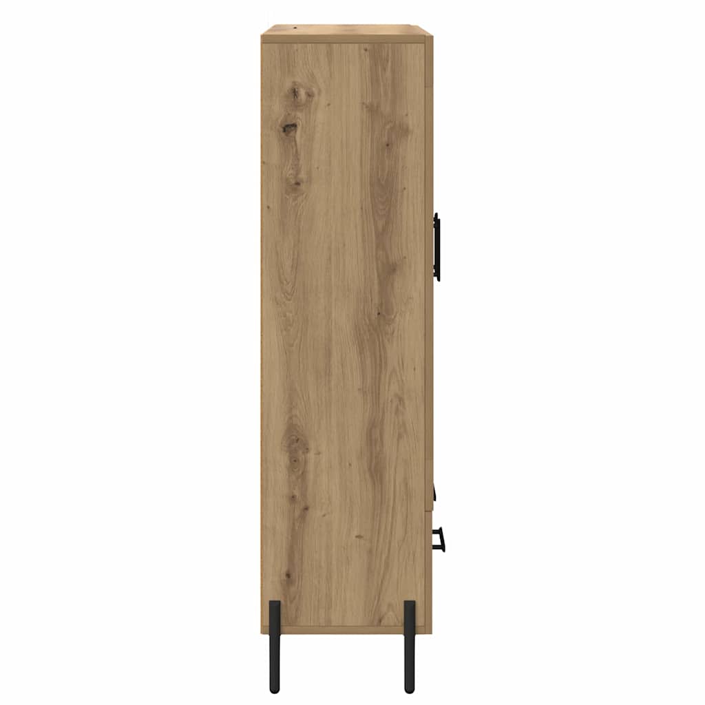 Highboard Corona Artisan Eiken 69,5 x 31 x 115 cm Bewerkt hout
