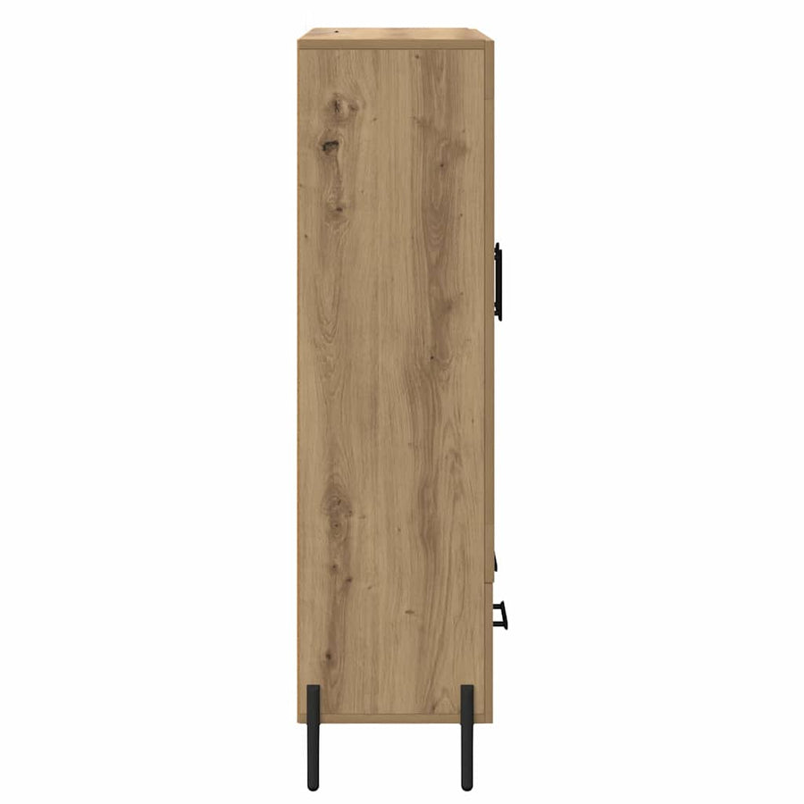 Highboard Corona Artisan Eiken 69,5 x 31 x 115 cm Bewerkt hout