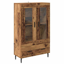 Highboard met lade Oud Hout 69,5 x 31 x 115 cm Bewerkt hout