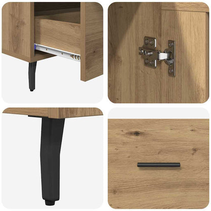 Highboard Artisan Eiken 69,5 x 31 x 115 cm Bewerkt hout