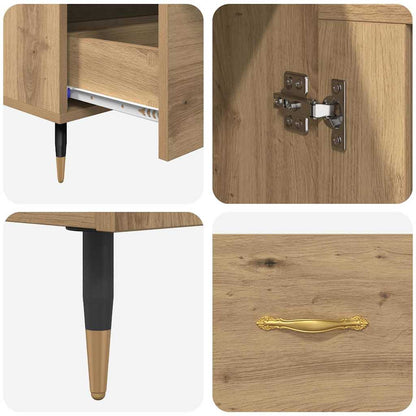 Highboard Artisan Eiken 69,5 x 31 x 115 cm Bewerkt hout
