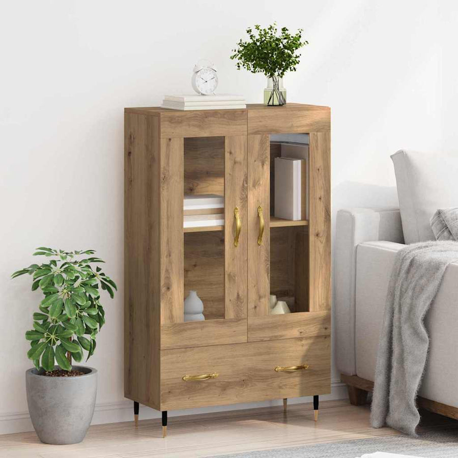 Highboard Artisan Eiken 69,5 x 31 x 115 cm Bewerkt hout
