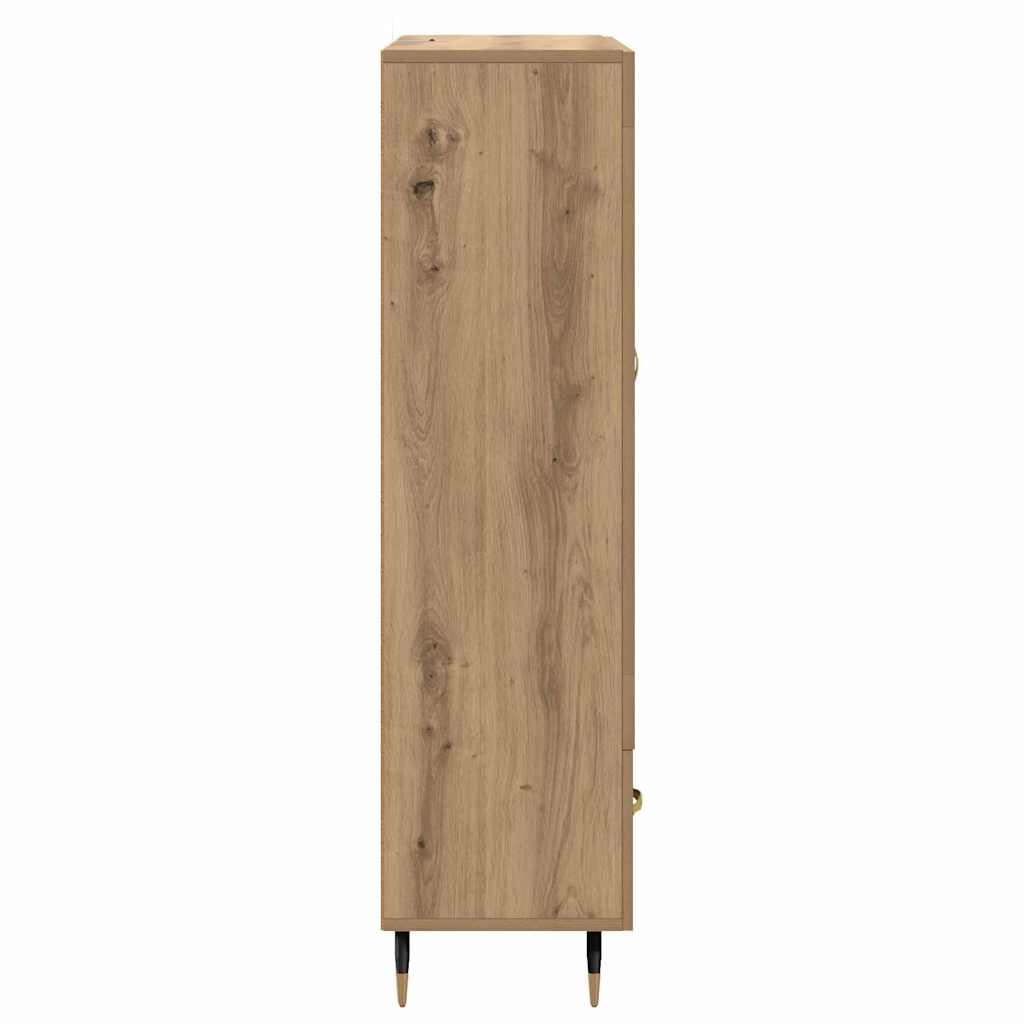 Highboard Artisan Eiken 69,5 x 31 x 115 cm Bewerkt hout
