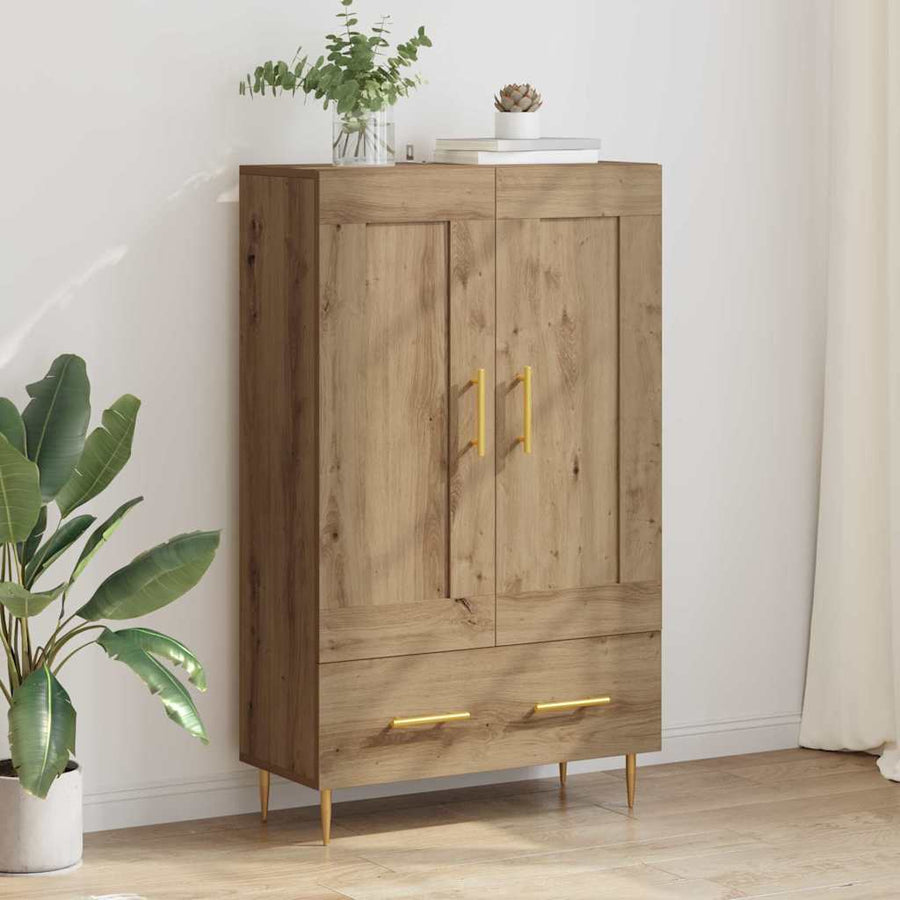 Highboard Artisan Eiken 69,5 x 31 x 115 cm Bewerkt hout