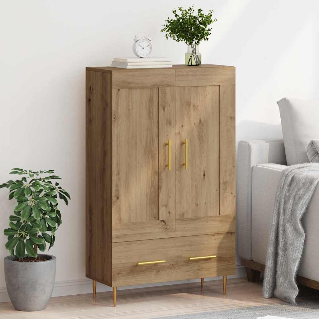 Highboard Artisan Eiken 69,5 x 31 x 115 cm Bewerkt hout