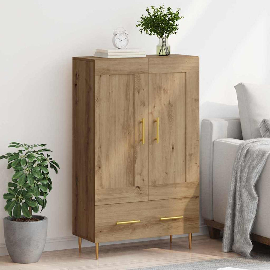 Highboard Artisan Eiken 69,5 x 31 x 115 cm Bewerkt hout