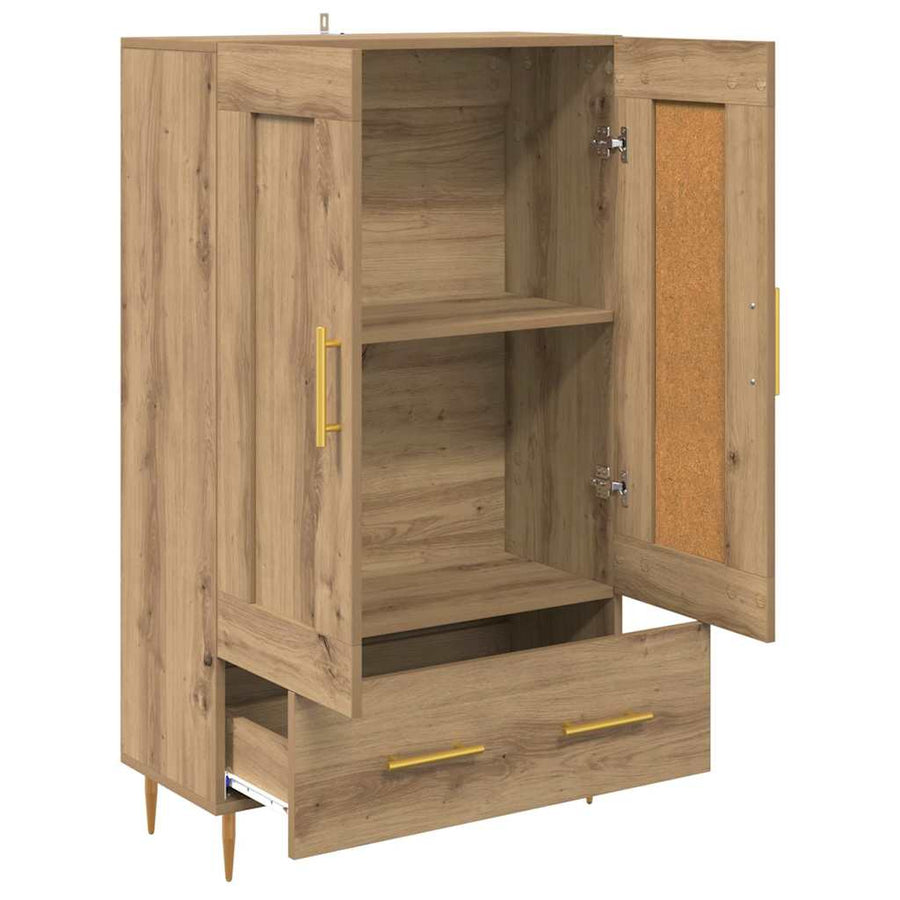 Highboard Artisan Eiken 69,5 x 31 x 115 cm Bewerkt hout