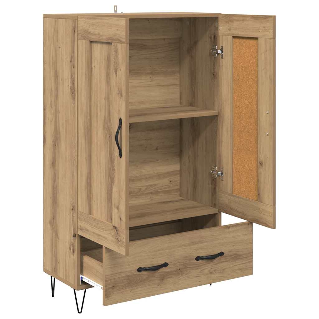 Highboard Artisan Eiken 69,5 x 31 x 115 cm Bewerkt hout