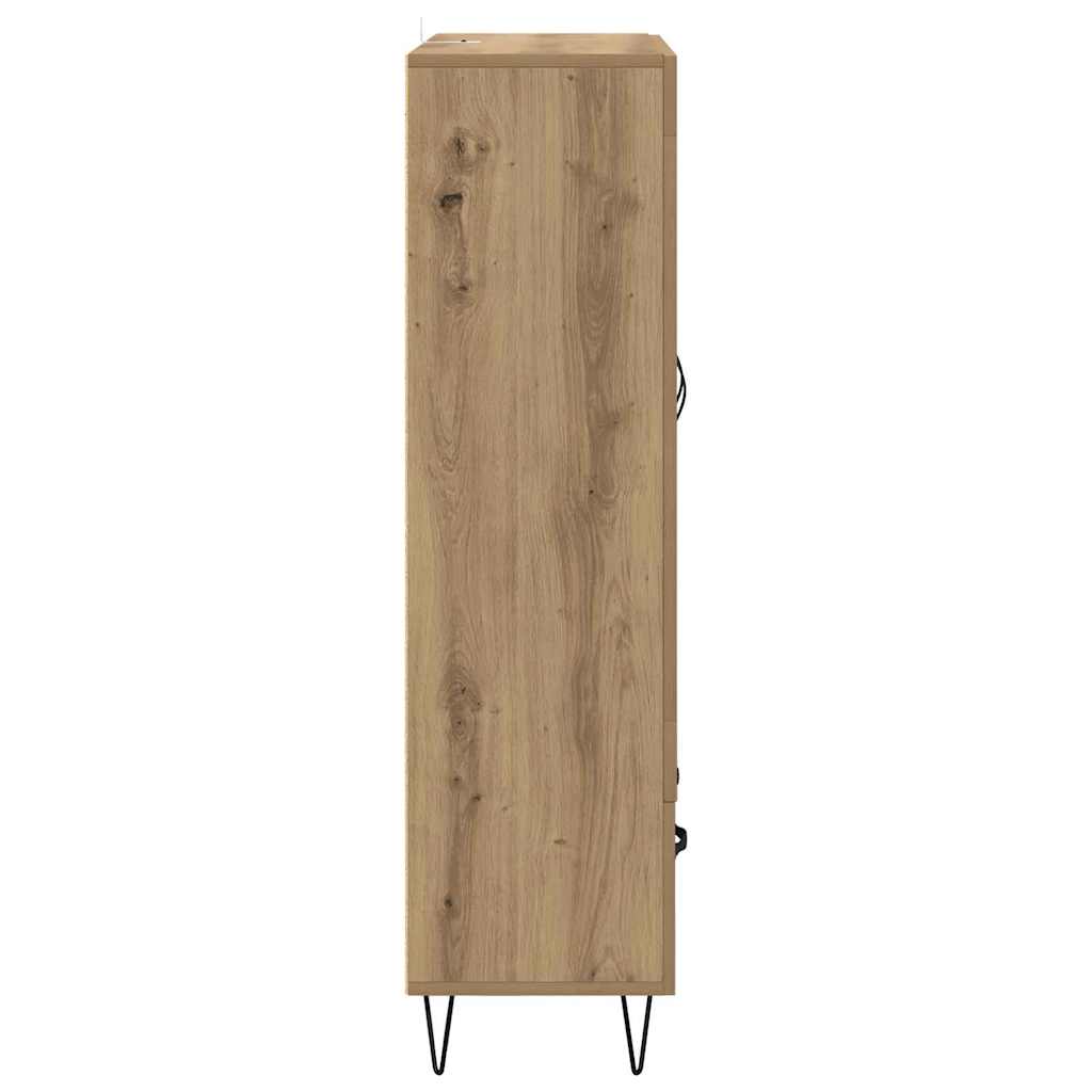 Highboard Artisan Eiken 69,5 x 31 x 115 cm Bewerkt hout
