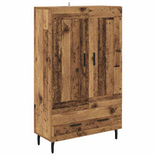 Highboard met lade Oud Hout 69,5 x 31 x 115 cm Bewerkt hout