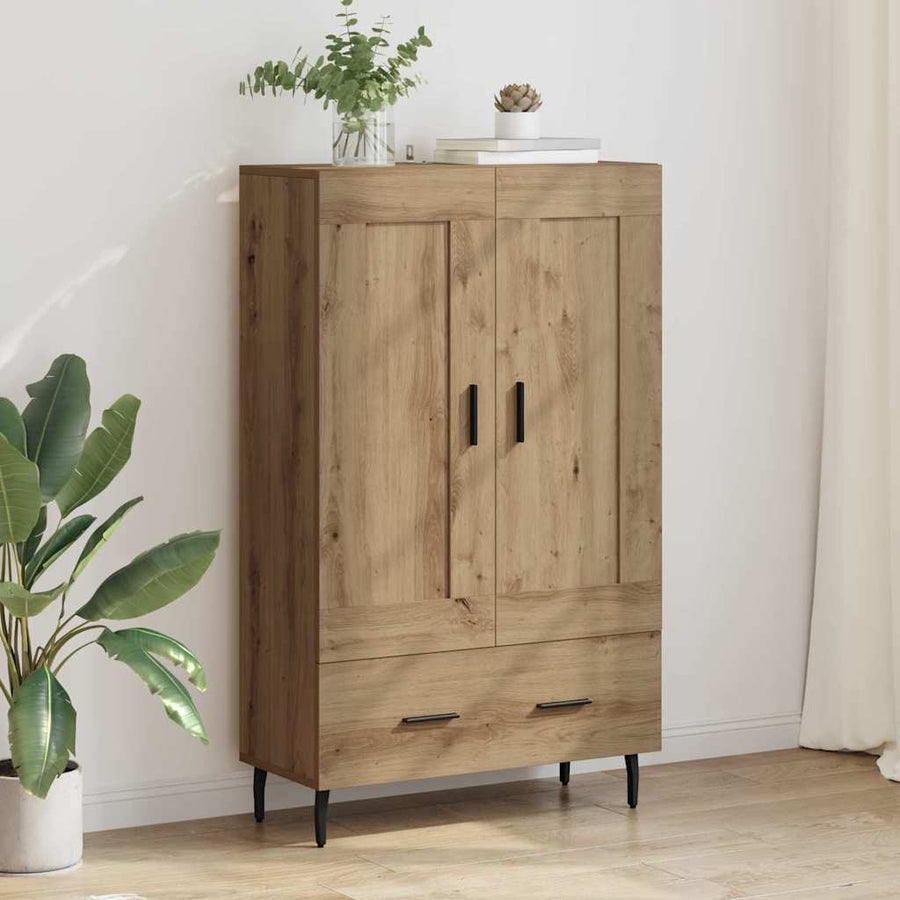 Highboard Artisan Eiken 69,5 x 31 x 115 cm Bewerkt hout