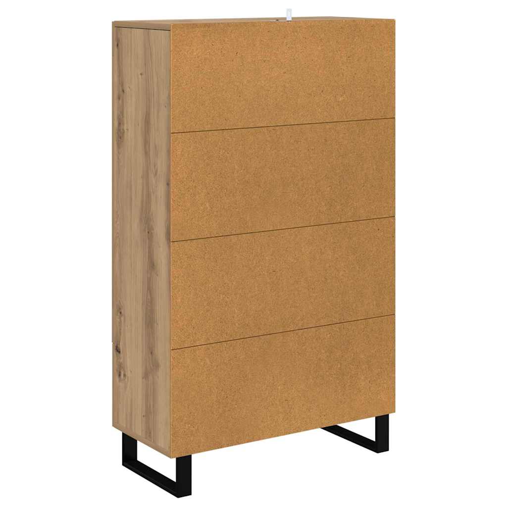 Highboard Artisan Eiken 69,5 x 31 x 115 cm Bewerkt hout