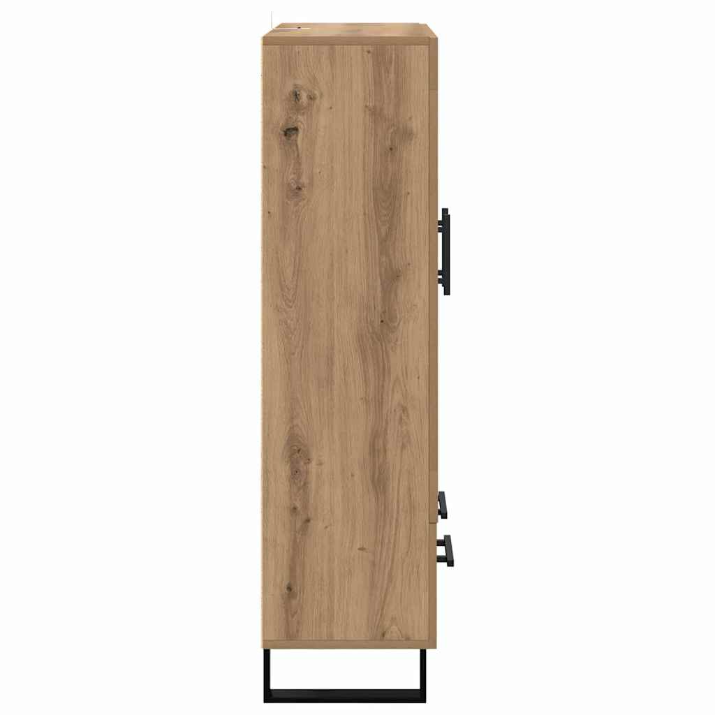 Highboard Artisan Eiken 69,5 x 31 x 115 cm Bewerkt hout