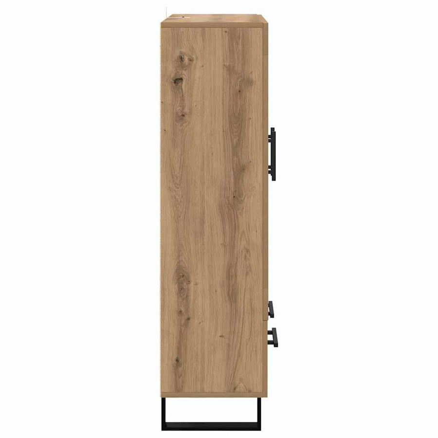 Highboard Artisan Eiken 69,5 x 31 x 115 cm Bewerkt hout