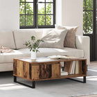 Salontafel 90x60x35 cm bewerkt hout oud hout