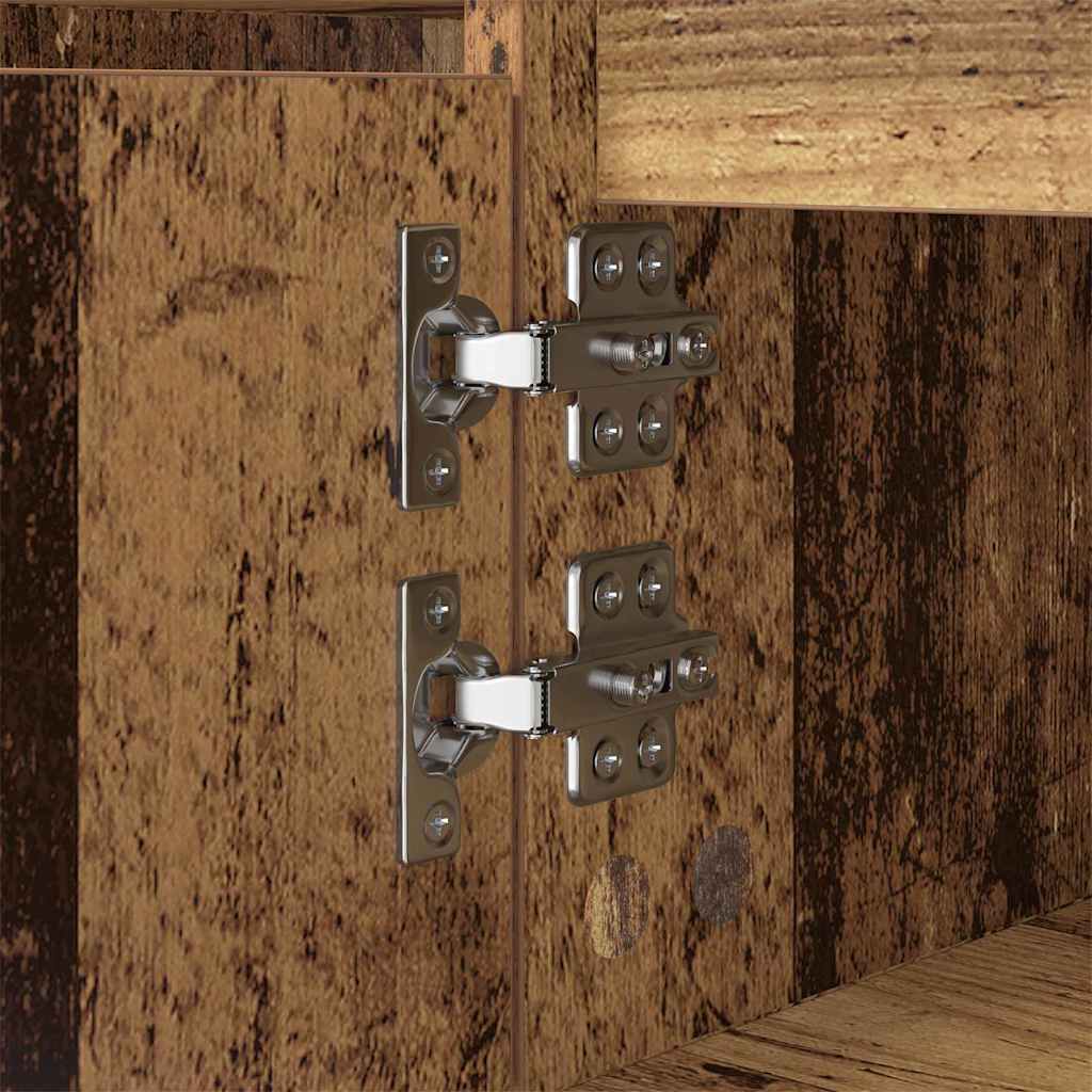 Salontafel Oud hout 104 x 60 x 35 cm Bewerkt hout