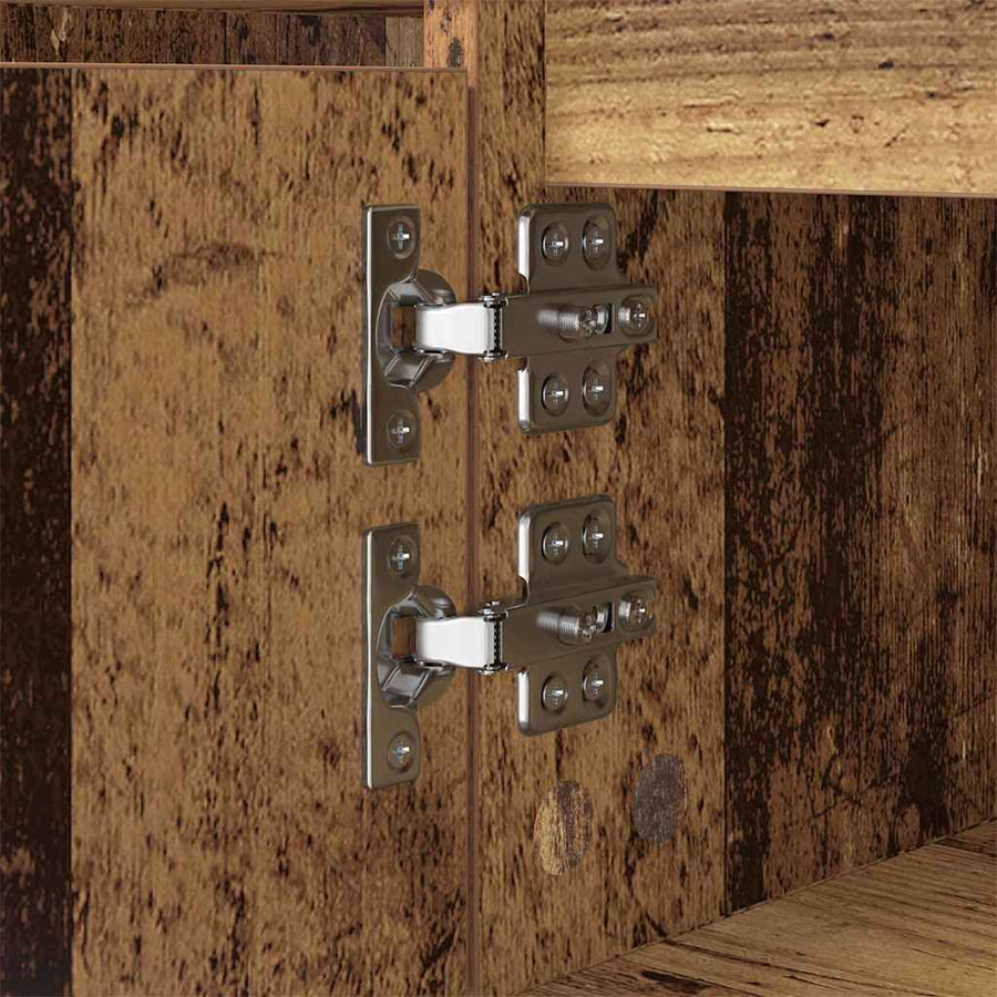 Salontafel Oud hout 104 x 60 x 35 cm Bewerkt hout