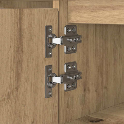 Salontafel artisanaal eikenkleurig 104 x 60 x 35 cm