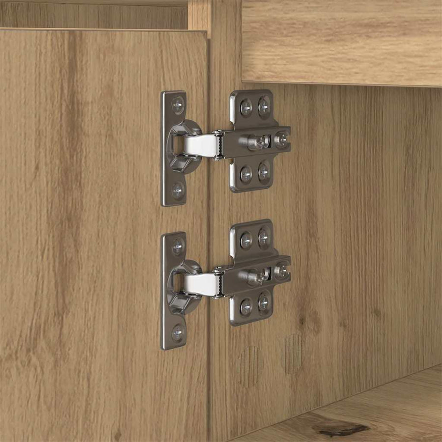 Salontafel artisanaal eikenkleurig 104 x 60 x 35 cm