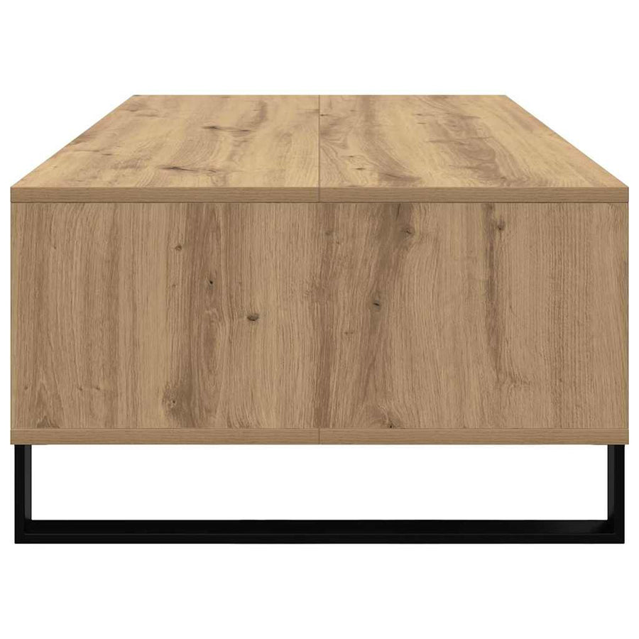 Salontafel artisanaal eikenkleurig 104 x 60 x 35 cm