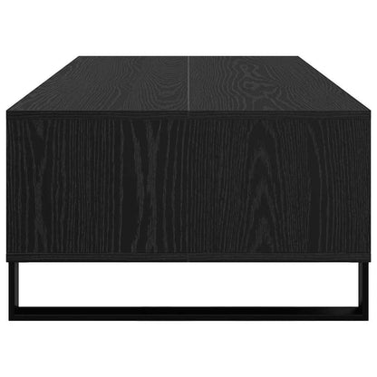 Salontafel Zwart eiken 104 x 60 x 35 cm Bewerkt hout