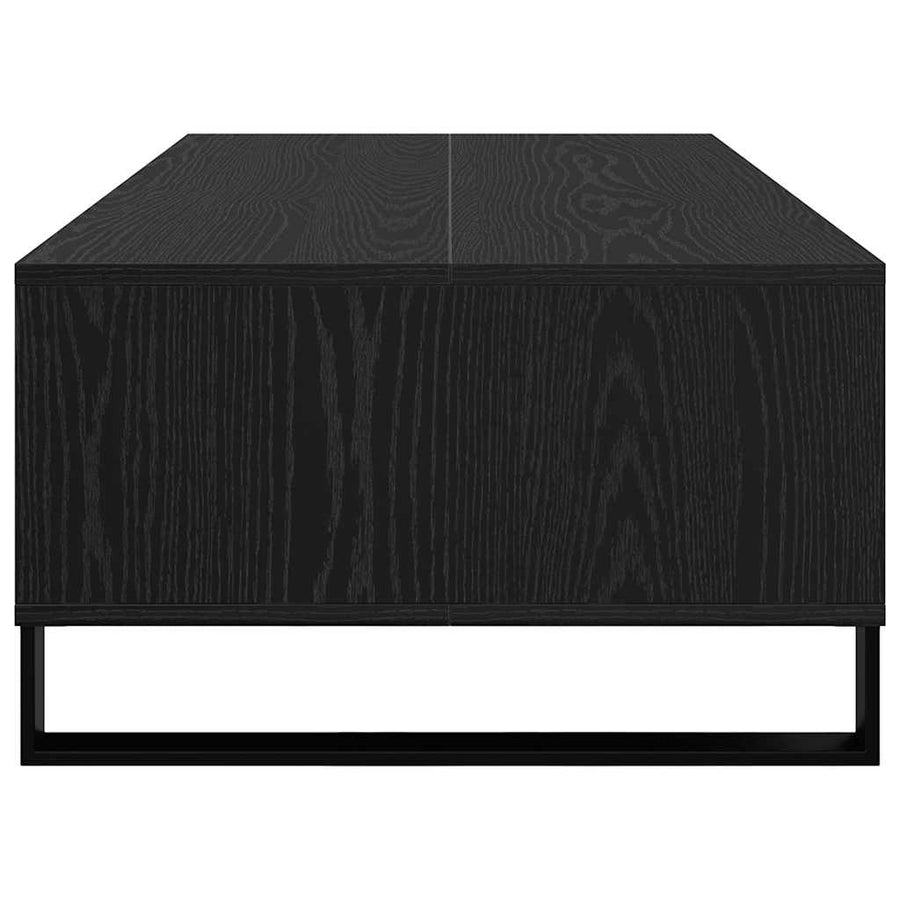 Salontafel Zwart eiken 104 x 60 x 35 cm Bewerkt hout