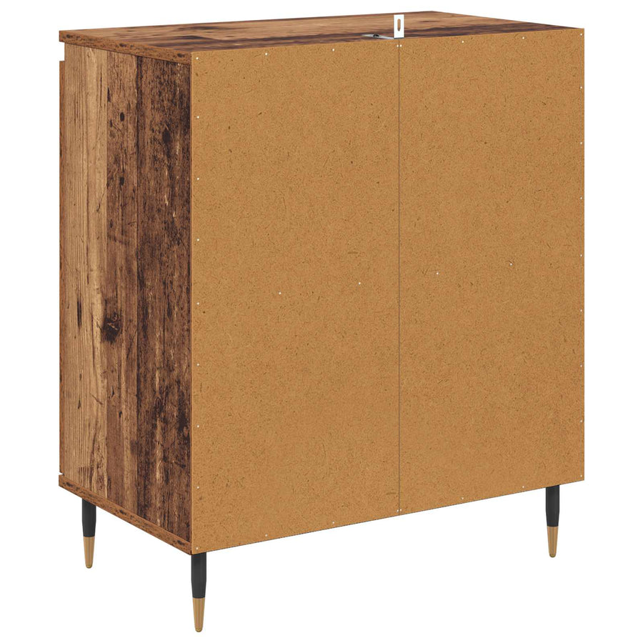 Dressoir Oud Hout 60 x 35 x 70 cm Bewerkt hout