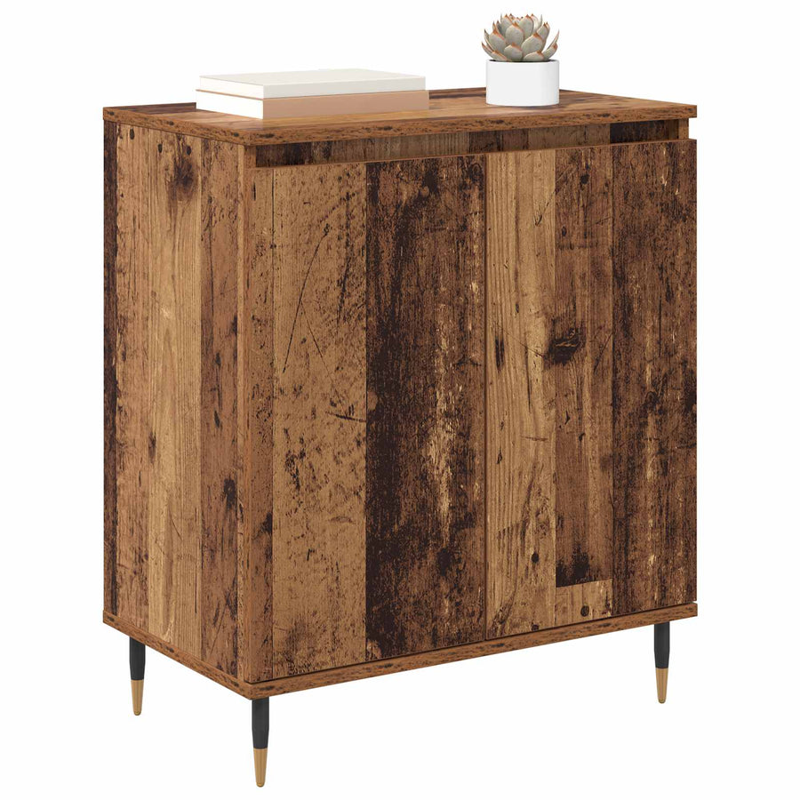 Dressoir Oud Hout 60 x 35 x 70 cm Bewerkt hout