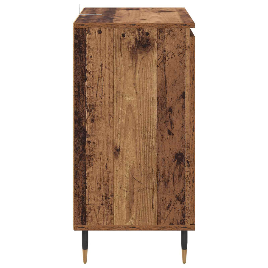 Dressoir Oud Hout 60 x 35 x 70 cm Bewerkt hout