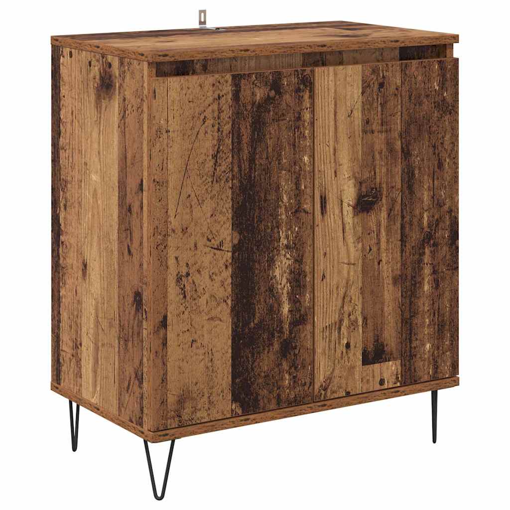 Dressoir Oud Hout 60 x 35 x 70 cm Bewerkt hout
