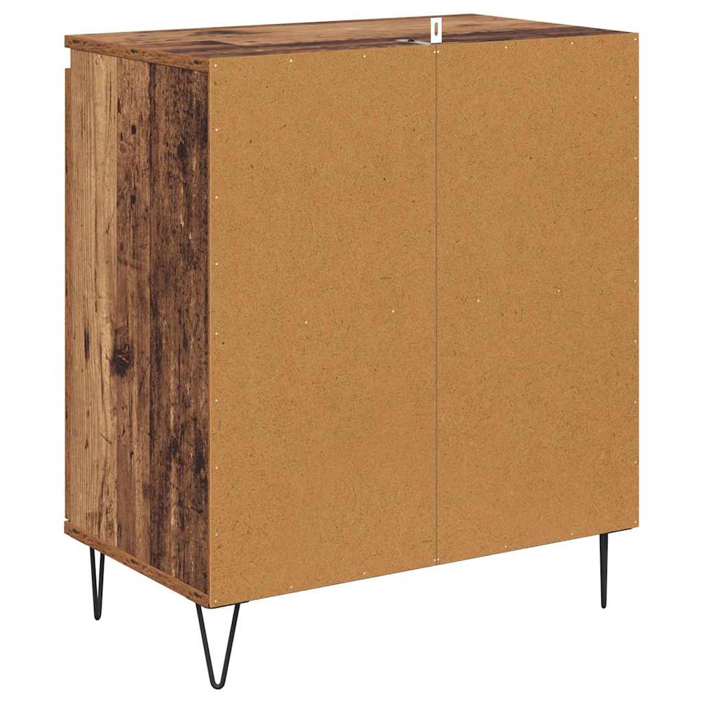 Dressoir Oud Hout 60 x 35 x 70 cm Bewerkt hout