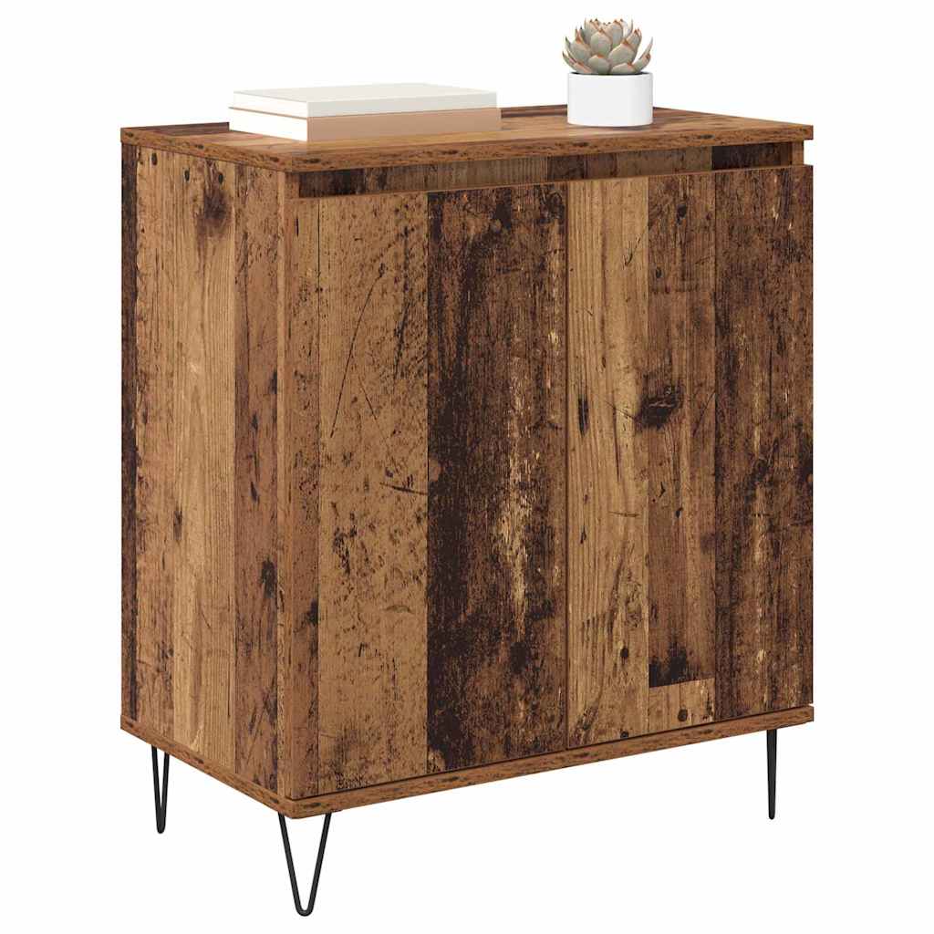 Dressoir Oud Hout 60 x 35 x 70 cm Bewerkt hout