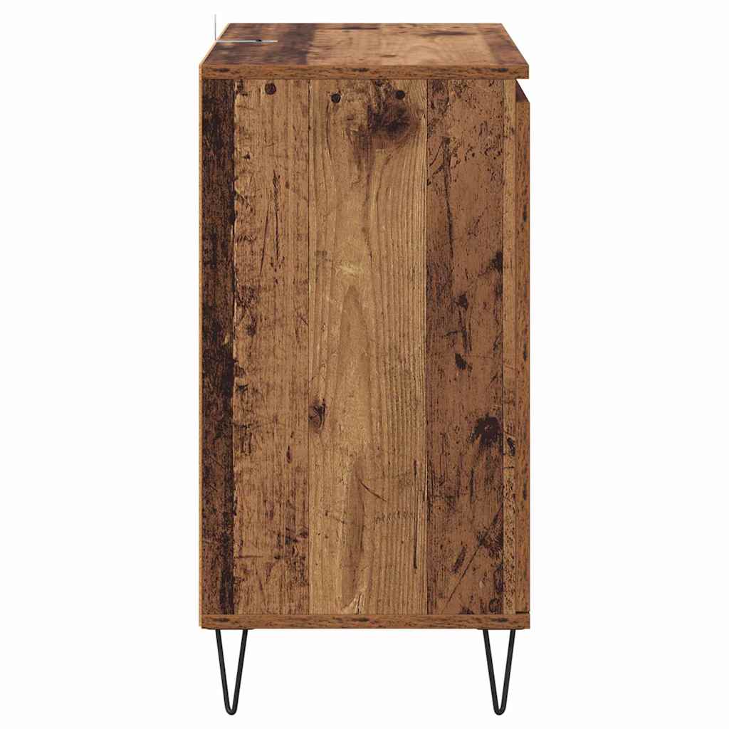 Dressoir Oud Hout 60 x 35 x 70 cm Bewerkt hout