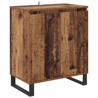 Dressoir Oud Hout 60 x 35 x 70 cm Bewerkt hout