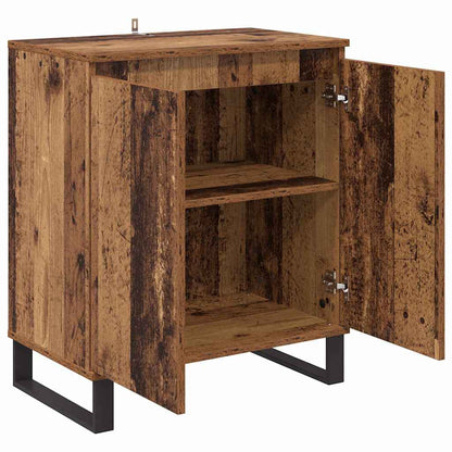 Dressoir Oud Hout 60 x 35 x 70 cm Bewerkt hout