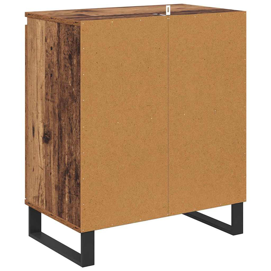 Dressoir Oud Hout 60 x 35 x 70 cm Bewerkt hout