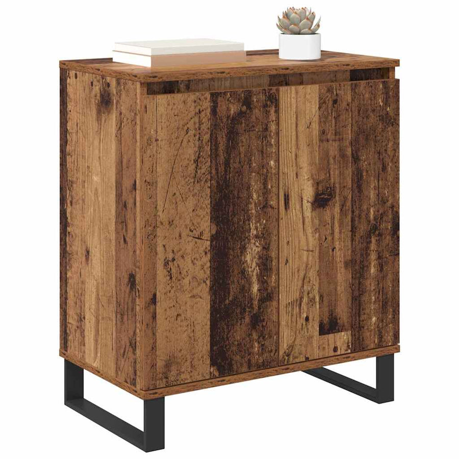 Dressoir Oud Hout 60 x 35 x 70 cm Bewerkt hout