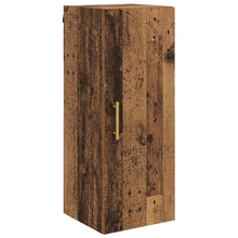 Wandkast Oud Hout 34,5 x 34 x 90 cm Bewerkt hout