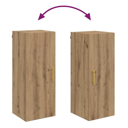 Wandkast Artisan Eiken 34,5 x 34 x 90 cm Bewerkt hout