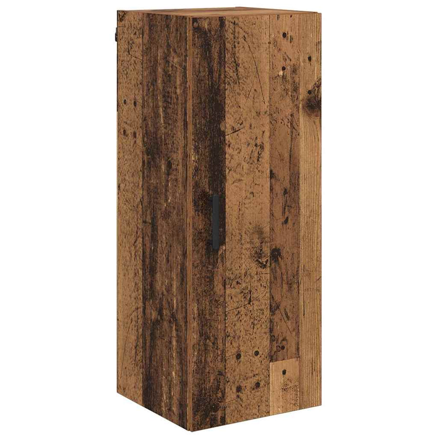 Wandkast Oud Hout 34,5 x 34 x 90 cm Bewerkt hout