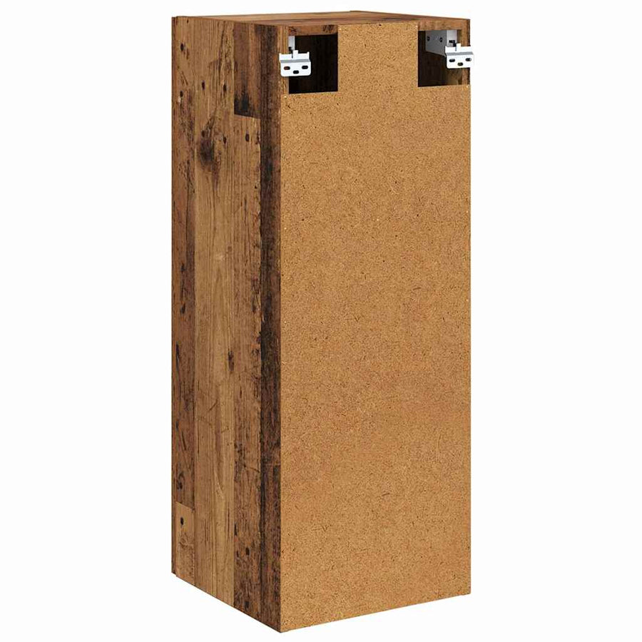Wandkast Oud Hout 34,5 x 34 x 90 cm Bewerkt hout