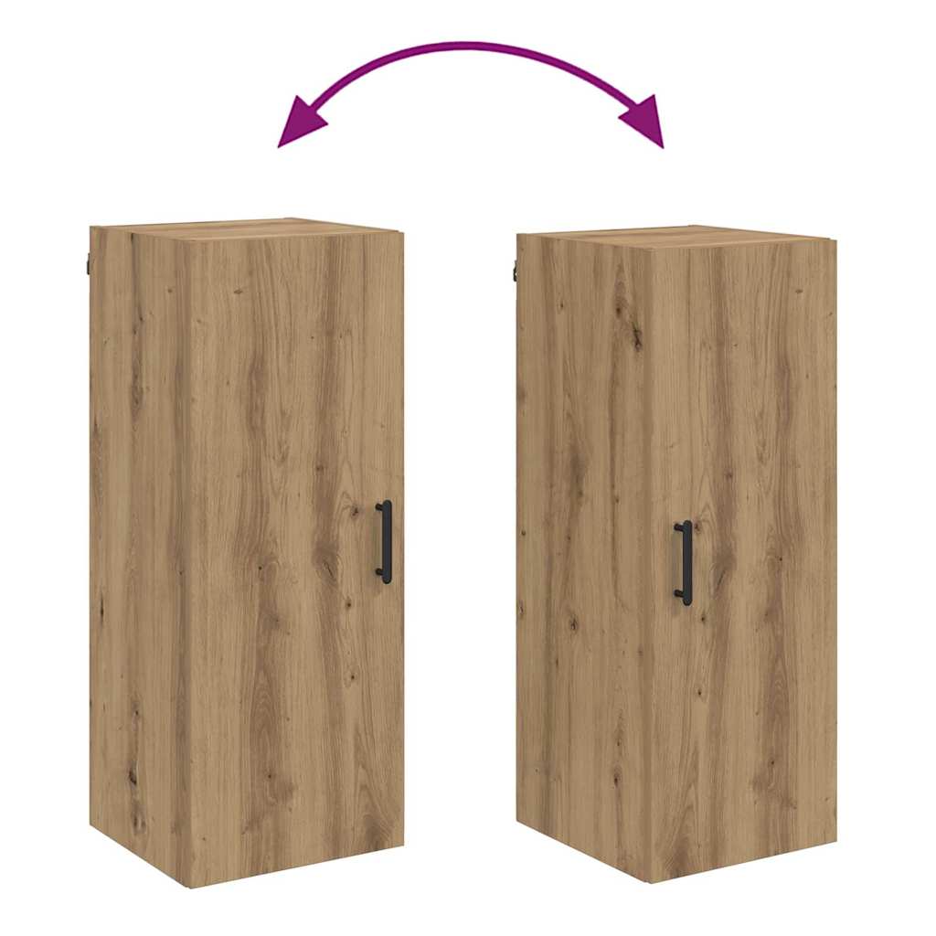 Wandkast Artisan Eiken 34,5 x 34 x 90 cm Bewerkt hout